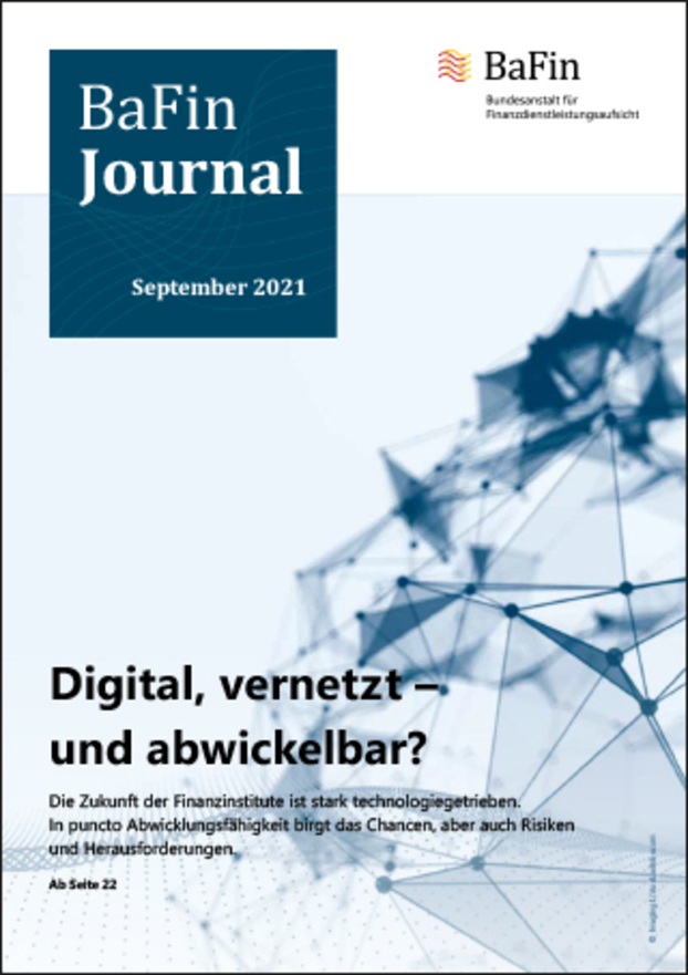 Cover BaFinJournal 09/2021