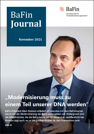 Cover BaFinJournal 11/2021