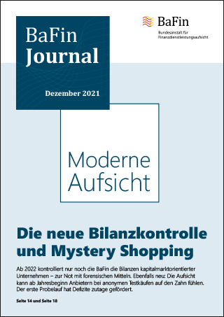 Cover BaFinJournal 12/2021