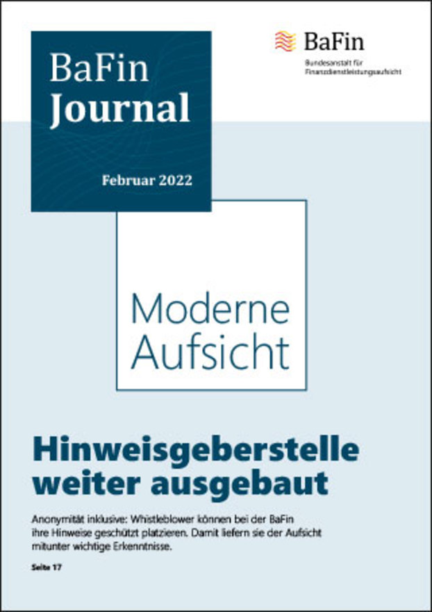 Cover BaFinJournal 02/2022