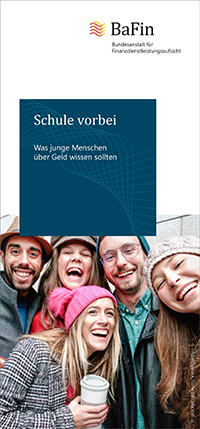 Cover der Broschüre zur Geldanlage junger Erwachsener (verweist auf: Was junge Menschen über Geld wissen sollten)